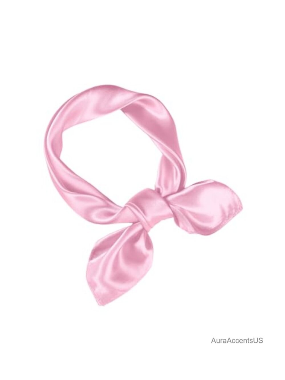 Satin Square Scarf: Vintage Silk Feel Wrap Neck Scarf, Unisex